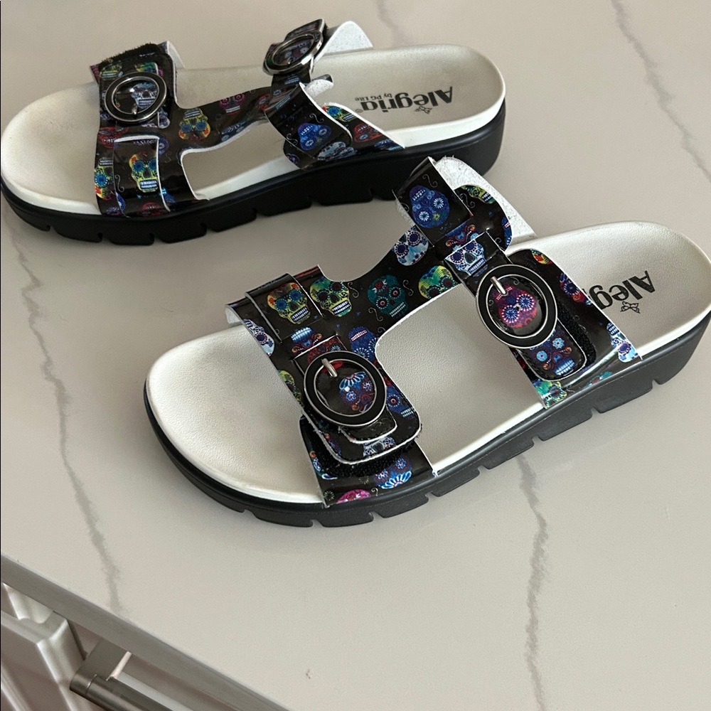 Alegria Sugar Skulls Sandals - Picture 4 of 5